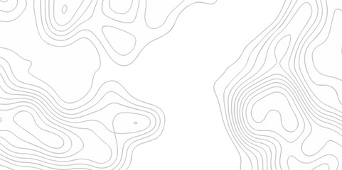Seamless pattern with lines White wave paper curved reliefs abstract background, Abstract topographic contours map background. Abstract black and white topographic contours lines of mountains.