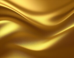 Fototapeta premium Shimmering Waves: Gold Fabric with Rough Texture