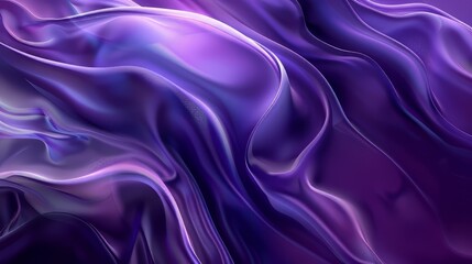Obraz premium Abstract Purple Wavy Lines Background