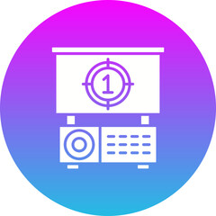 Projector screen Icon