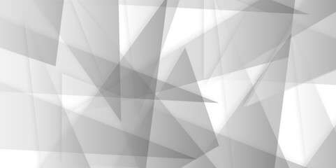 Abstract white and grey geometric overlapping square pattern background with shadow. paper texture design Abstract white background can use for design, background concept, vector illustration.