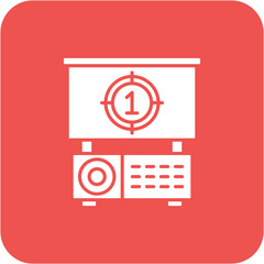 Projector screen Icon