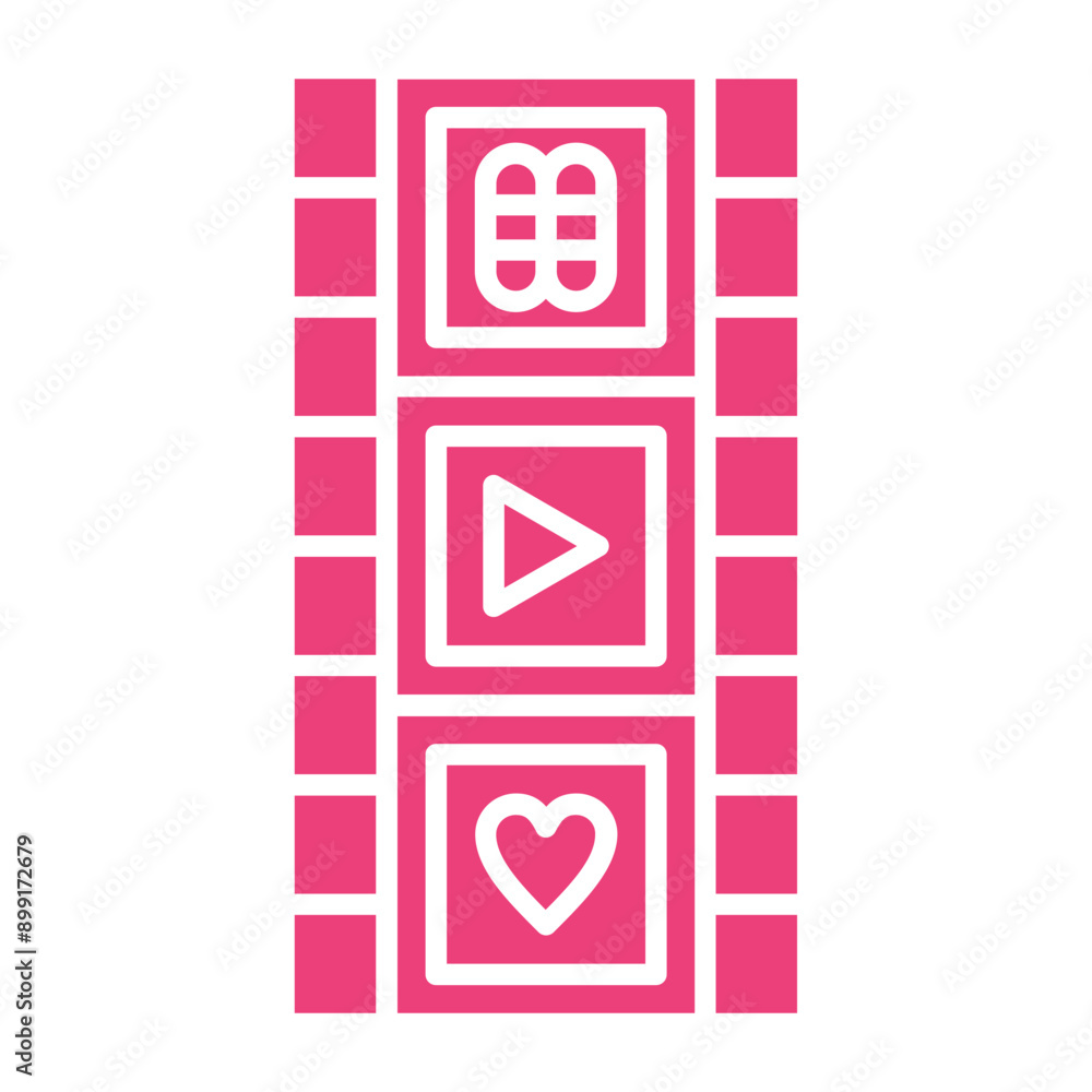 Poster film strip icon