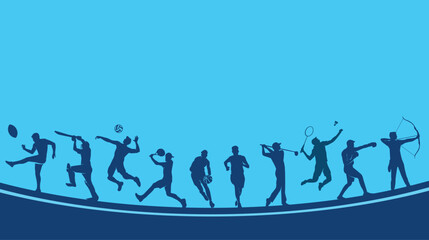 Great editable vector design of various sport players suit for any digital and print graphic resources  © Muhamad