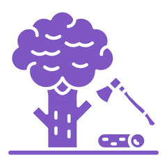 Tree cutting Icon