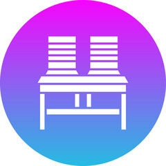 Table and chair Icon