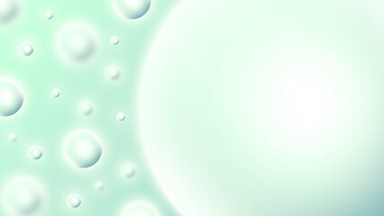 Water drops on gradient background bubble color concept graphic for illustration