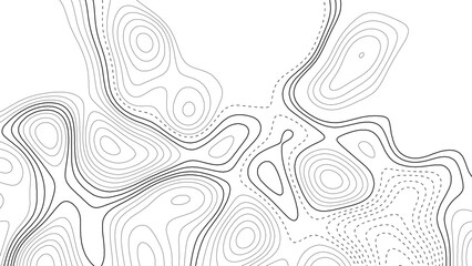 Topography map background. Vector banner. Topography map background. Vector geographic contour map. Background of the topographic map. Topographic map lines, contour background.	
