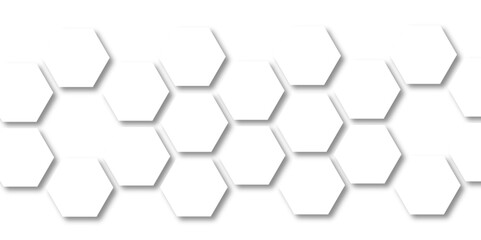 Abstract white background with hexagon and hexagonal background. Luxury white pattern with hexagons. abstract 3d hexagonal background with shadow. 3D futuristic abstract honeycomb mosaic background.