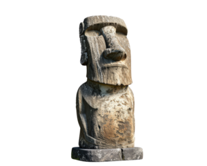 A statue of a man with a beard and a beard