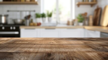 Wooden Countertop in a Modern Kitchen