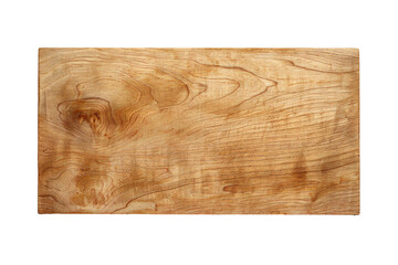 Plywood board banner on transparent background Generative Ai