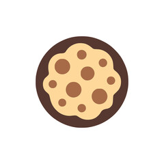 cookie snack logo vector illustration template design