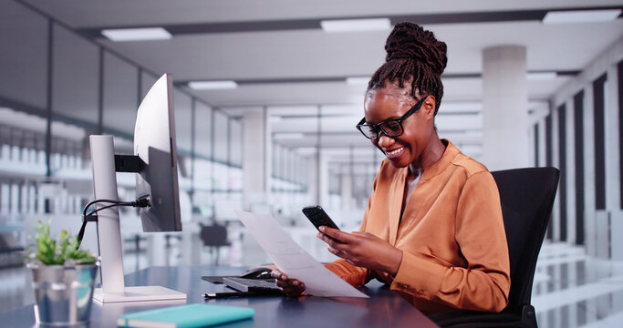 Taking Document Picture Or Photo With Phone. Smartphone Optical Document