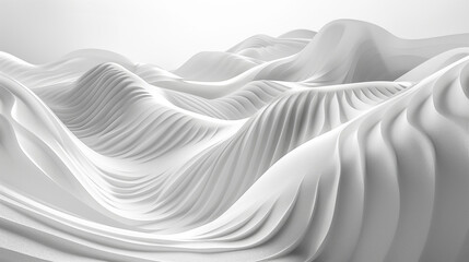 Obraz premium モノクロームの抽象的な線画