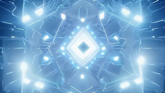 The tingedge technology of electric light bulbs showcased in a mesmerising pattern of vibrant polygonal connections.