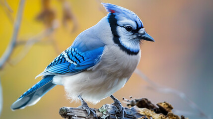 beautiful bird blue jay, wallpaper 