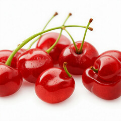 Cherry, isolated on white background