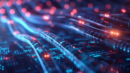 Abstract computer chip images, big data, and technological concepts, Circuit board closeup, Technology background,3d rendering toned image, 3d illustration of abstract technology background,Network 