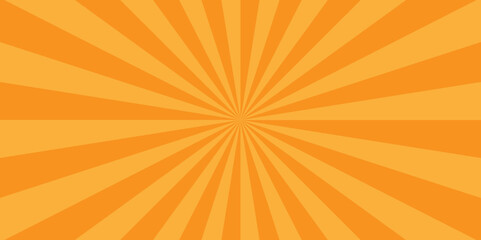 	
Modern seamless retro vintage burst sunrise sunbeam element spiral striped illustration sunray template wallpaper design. Vector orange sun rays and sunburst backdrop background.