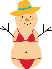 Beach summer sand snowman vector.
Christmas Beach sand Snowman flat vector.
Christmas sand snowman isolated svg.