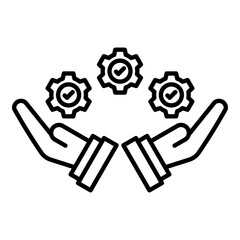 hands holding a flower