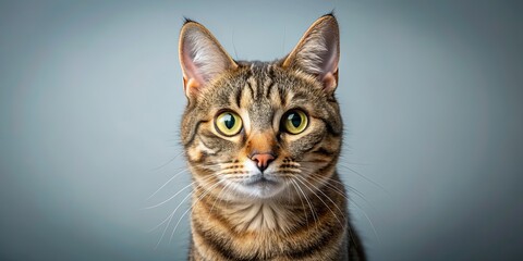 Playful tabby cat looking directly at the camera with a mischievous expression , cat, playful, tabby, feline, pet, animal