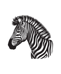 zebra vector art,graphics zebras icons set,vintage illustration zebra clipart,vector zebras flat style artwork design