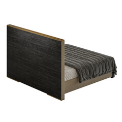 A bed, colorful design, bed, no background, different design, png, white background, isolated, abstract, 3d model.