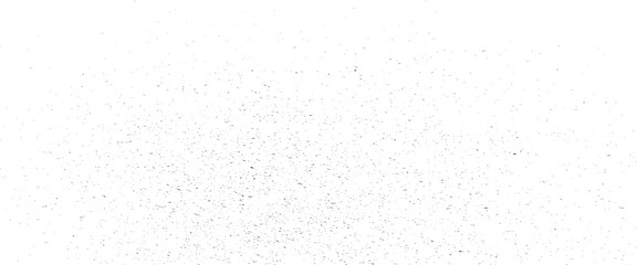 Vector random gritty background. scattered tiny particles, grunge black texture overlay pattern sample on background.