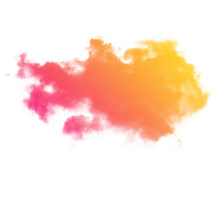 Colorful Cloud fluffy isolated weather 