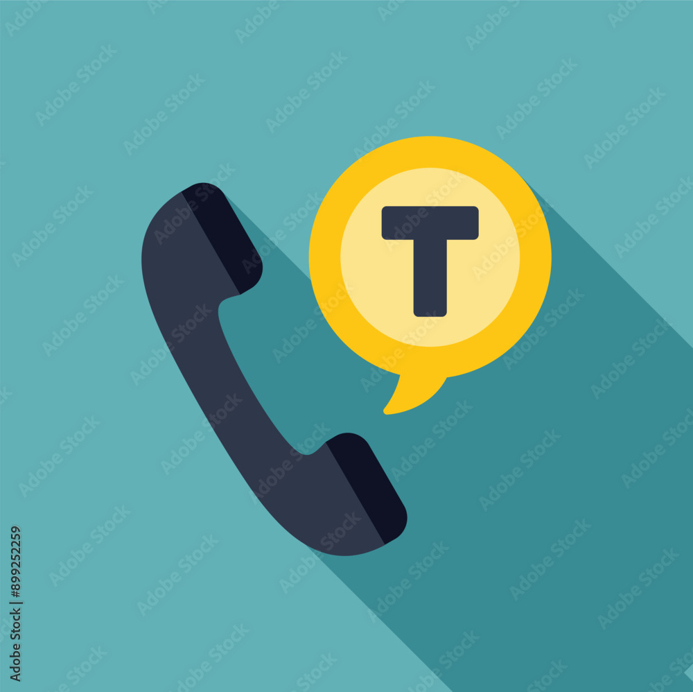 Poster phone receiving a text message notification, perfect for illustrating concepts related to communicat