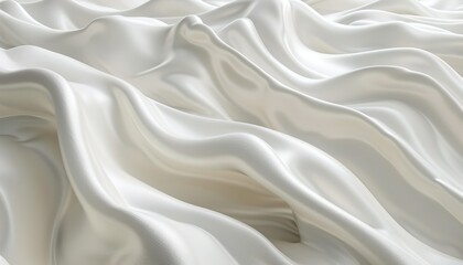 Obraz premium white satin fabric