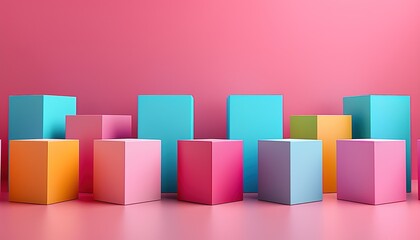 Obraz premium Set of geometric compositions