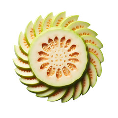 Fresh Guava Fruit Vibrant Tropical Delight in High-Quality Stock Image