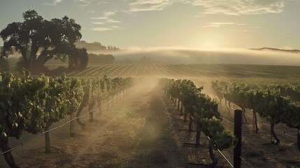 Obraz premium winemaker's journey to revive a historic vineyard