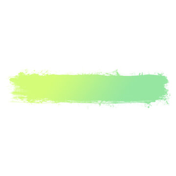 Colorful Brush Stroke Title Banner