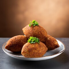 Turkish popular dish kibbeh or icli kofte