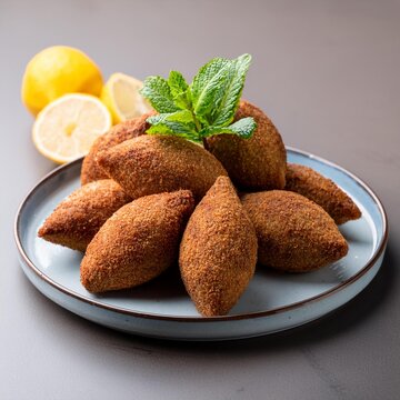 Turkish popular dish kibbeh or icli kofte