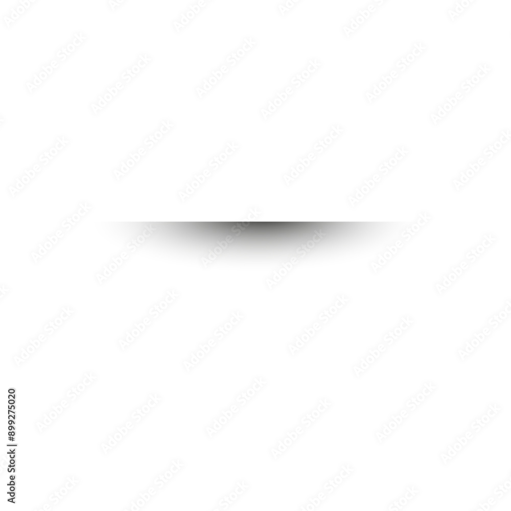 Poster realistic shadow box set with drop shadow effect. round, oval, and circle shapes. flat vector illust