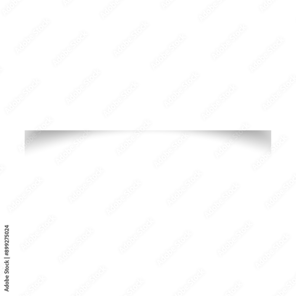 Poster realistic shadow box effect with light and shade. square shadow on paper transparent. flat vector il
