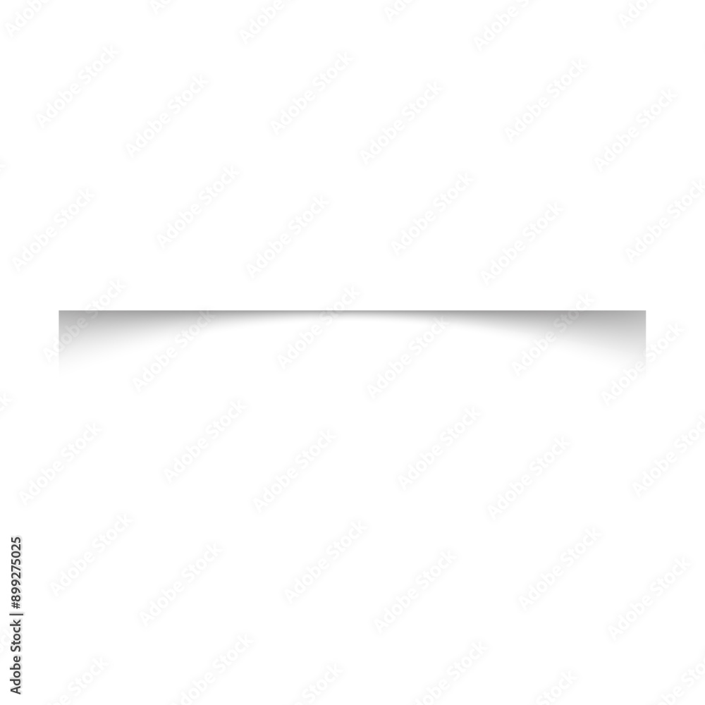 Poster realistic shadow box effect with light and shade. square shadow on paper transparent. flat vector il