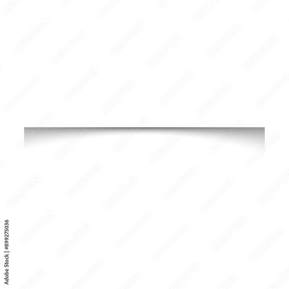 Poster realistic shadow box effect with light and shade. square shadow on paper transparent. flat vector il