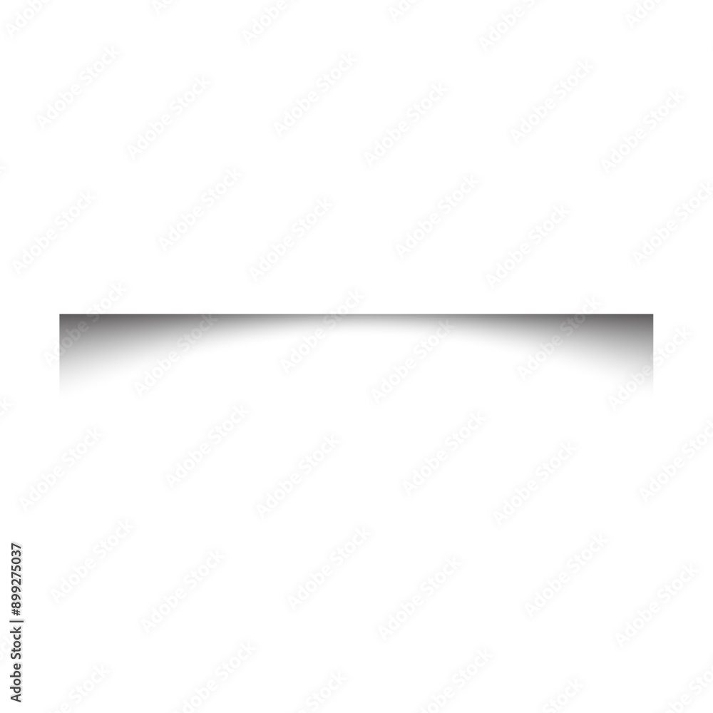 Poster realistic shadow box effect with light and shade. square shadow on paper transparent. flat vector il