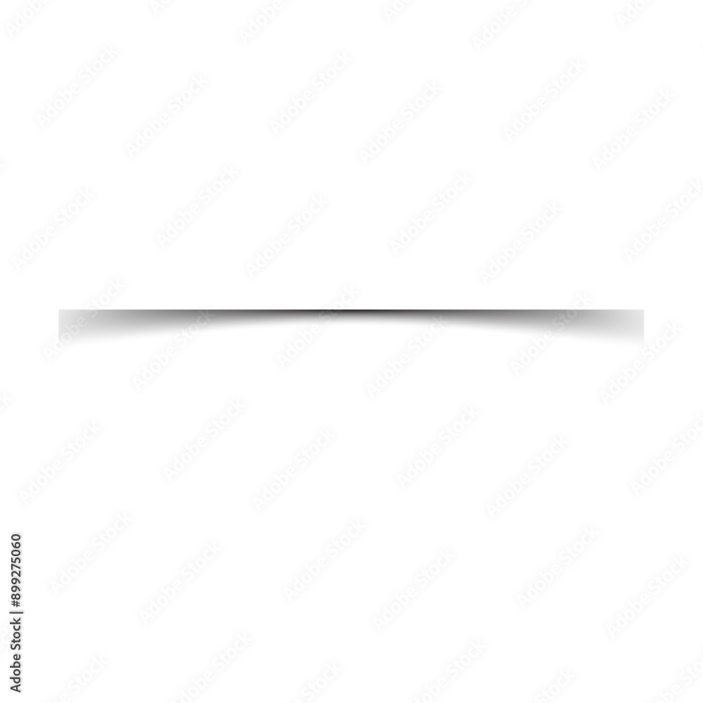 Poster realistic shadow box effect with light and shade. square shadow on paper transparent. flat vector il