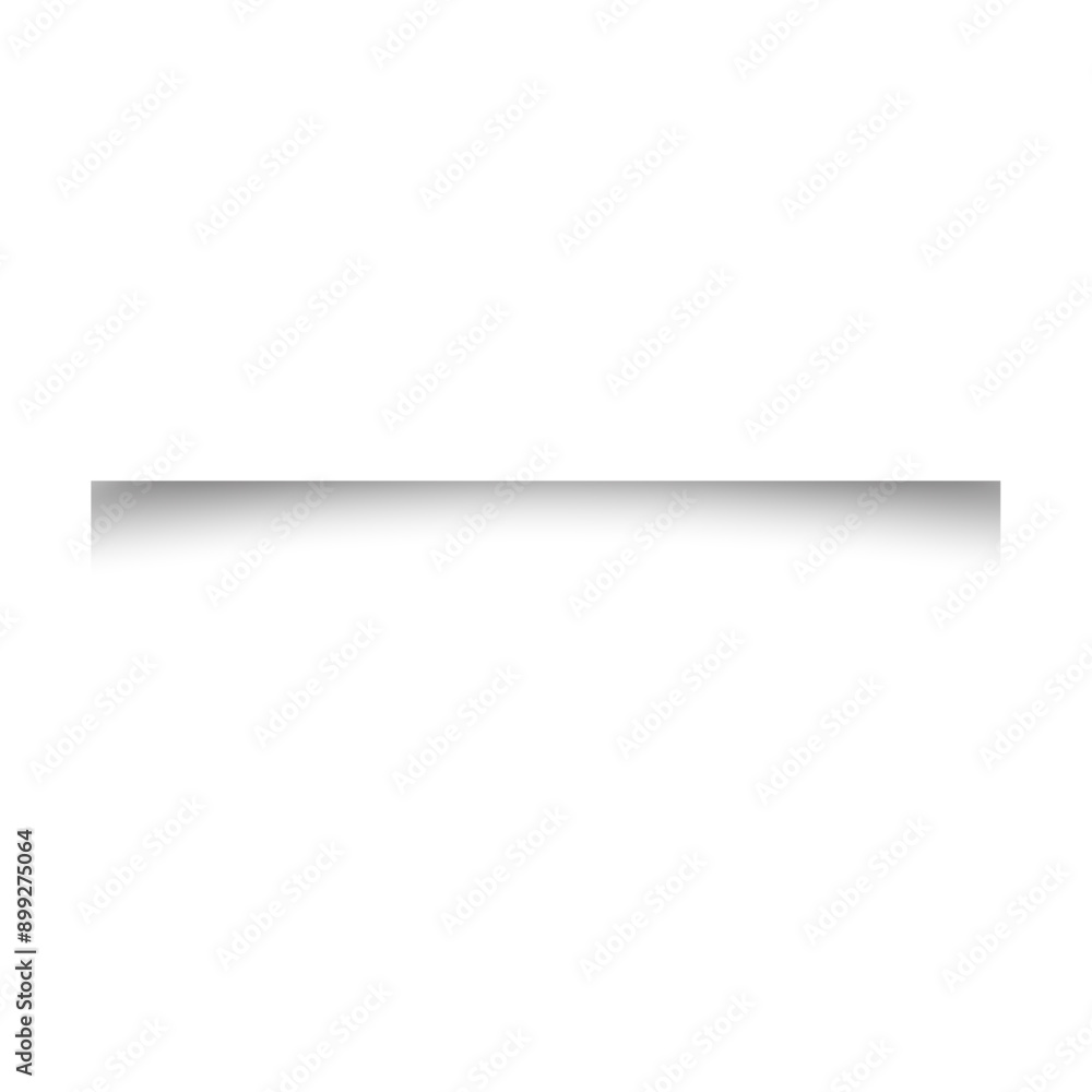 Poster realistic shadow box effect with light and shade. square shadow on paper transparent. flat vector il
