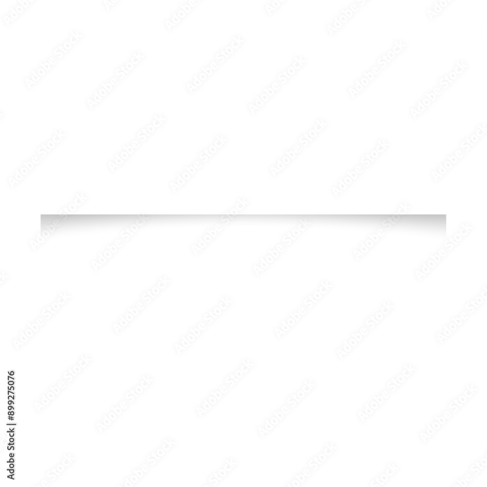 Poster realistic shadow box effect with light and shade. square shadow on paper transparent. flat vector il