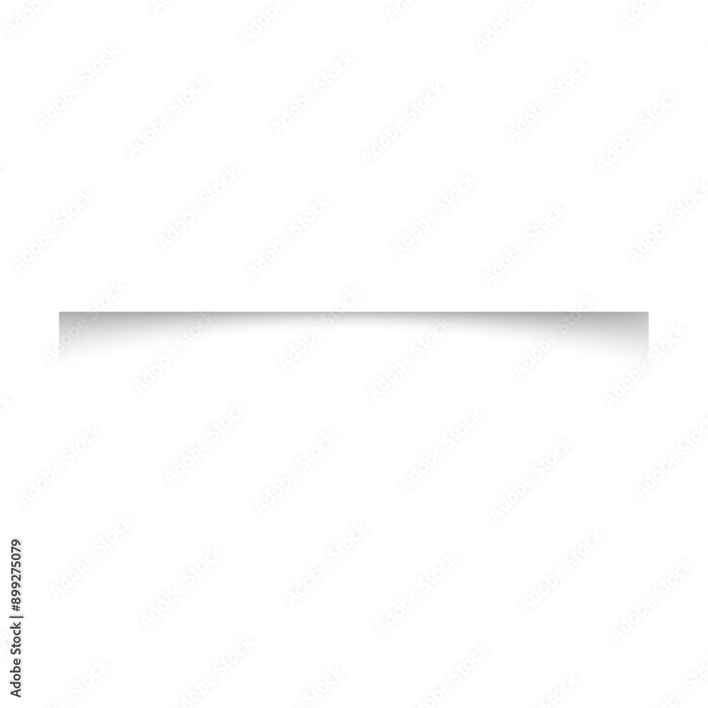 Poster realistic shadow box effect with light and shade. square shadow on paper transparent. flat vector il
