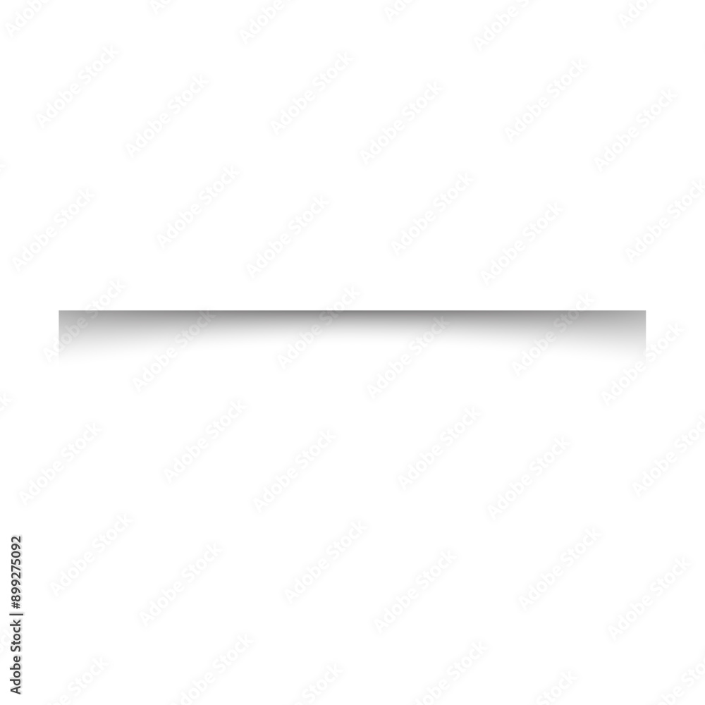 Poster realistic shadow box effect with light and shade. square shadow on paper transparent. flat vector il