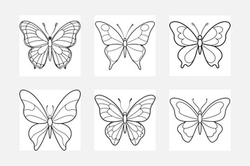 Explore Creativity with Butterfly Line Art for Kids

